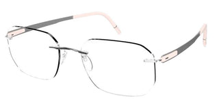 Silhouette BLEND 5555/KX men Pink Geometric Eyeglasses