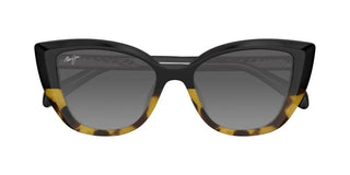 Maui Jim Blossom Mj0892s Women Black Cat Eye Sunglasses