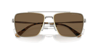 Michael Kors Blue Ridge Mk 1154 Men Silver Geometric Sunglasses