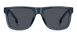 Boss Boss 1647/s Men Blue Squared Sunglasses