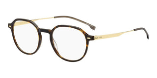 Boss BOSS 1697 men Havana Geometric Eyeglasses