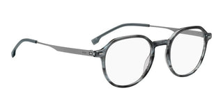 Boss BOSS 1697 men Grey Geometric Eyeglasses