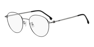 Boss BOSS 1876/F men Ruthenium Round Eyeglasses