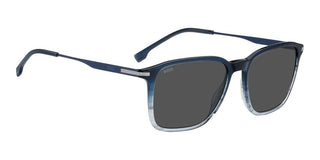 Boss 1886/S men Blue Rectangle Sunglasses