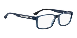Boss 1911 men Blue Rectangle Eyeglasses