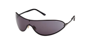 Tom Ford BRADY-02 FT 1396 unisex Black Shield Sunglasses
