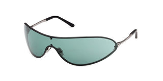 Tom Ford Brady-02 Ft 1396 Unisex Ruthenium Shield Sunglasses