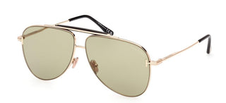 Tom Ford BRADY FT 1018 unisex Rose gold Pilot Sunglasses