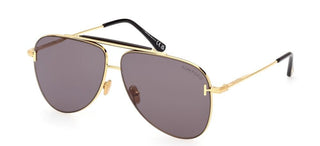 Tom Ford BRADY FT 1018 unisex Gold Pilot Sunglasses