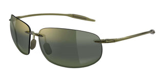 Maui Jim BREAKWALL MJ0422S unisex Green Squared Sunglasses