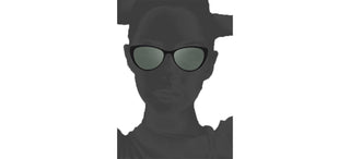 zerOne five BRICH CP138 women Black Cat Eye Sunglasses