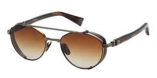 Balmain BRIGADE - IV unisex Black Round Sunglasses