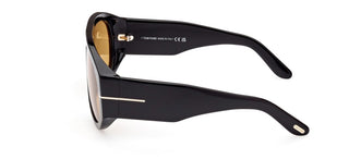 Tom Ford Bronson Ft 1044 Men Black Pilot Sunglasses