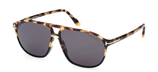 Tom Ford BRUCE FT 1026 men Havana Pilot Sunglasses