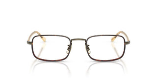 Oliver Peoples Brymer Ov 1366t Unisex Gold Rectangle Eyeglasses