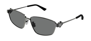 Bottega Veneta BV1185S women Ruthenium Geometric Sunglasses
