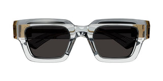 Bottega Veneta BV1230S unisex Transparent Squared Sunglasses
