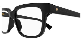 Bottega Veneta BV1256O men Black Rectangle Eyeglasses