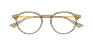 Bottega Veneta BV1263O men Brown Pantos Eyeglasses