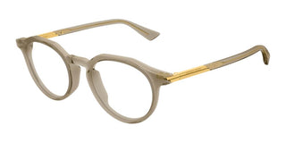 Bottega Veneta BV1263O men Brown Pantos Eyeglasses