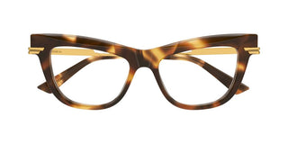 Bottega Veneta BV1266O women Havana Cat Eye Eyeglasses