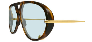 Bottega Veneta Bv1273s Women Havana Pilot Sunglasses