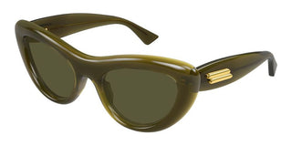 Bottega Veneta BV1282S women Green Cat Eye Sunglasses
