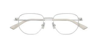 Bottega Veneta BV1301O unisex Silver Pantos Eyeglasses