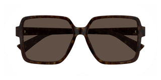 Bottega Veneta Bv1317s Women Havana Squared Sunglasses