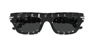 Bottega Veneta BV1321S unisex Black Squared Sunglasses
