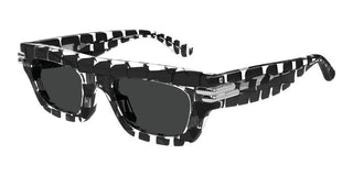Bottega Veneta BV1321S unisex Black Squared Sunglasses