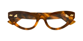 Bottega Veneta BV1354O women Havana Cat Eye Eyeglasses