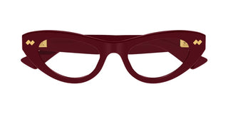 Bottega Veneta BV1354O women Red Cat Eye Eyeglasses