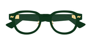 Bottega Veneta BV1355OJ unisex Green Round Eyeglasses