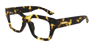 Bottega Veneta BV1361O men Havana Squared Eyeglasses