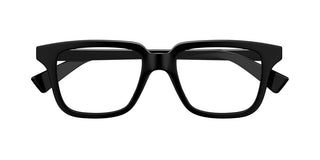 Bottega Veneta BV1365O unisex Black Squared Eyeglasses