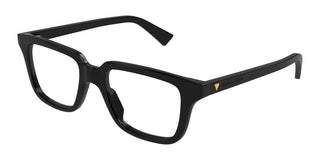 Bottega Veneta BV1365O unisex Black Squared Eyeglasses