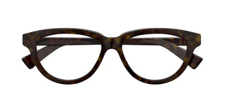Bottega Veneta BV1366O women Havana Cat Eye Eyeglasses