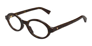 Bottega Veneta BV1367O women Havana Round Eyeglasses