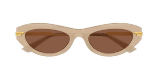 Bottega Veneta BV1368S women Pink Round Sunglasses