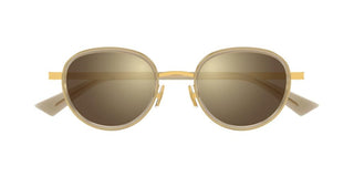 Bottega Veneta BV1372S unisex Brown Round Sunglasses