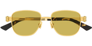 Bottega Veneta BV1380S unisex Gold Squared Sunglasses