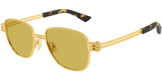 Bottega Veneta BV1380S unisex Gold Squared Sunglasses