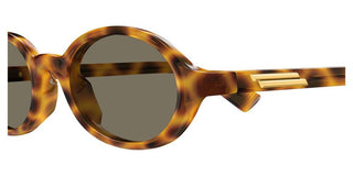 Bottega Veneta BV1388S unisex Havana Round Sunglasses