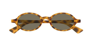 Bottega Veneta BV1388S unisex Havana Round Sunglasses