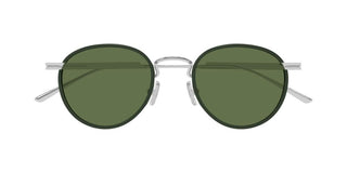 Bottega Veneta BV1389S men Silver Round Sunglasses