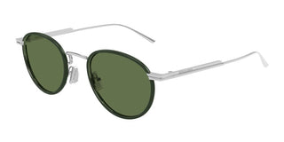 Bottega Veneta BV1389S men Silver Round Sunglasses