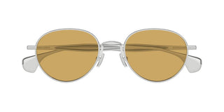 Bottega Veneta BV1396S unisex Silver Round Sunglasses