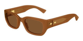 Bottega Veneta BV1400S unisex Brown Squared Sunglasses