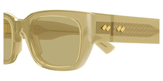 Bottega Veneta BV1400S unisex Yellow Squared Sunglasses